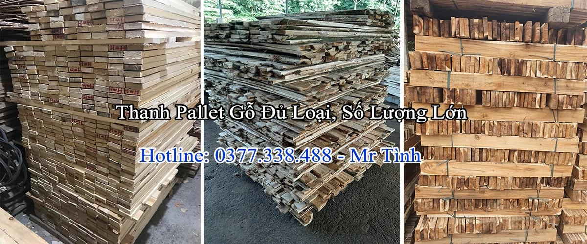 Cung Cấp Thanh Pallet Gỗ Số Lượng Lớn Bình Dương