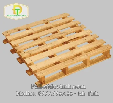 Pallet Gỗ 2 Hướng Nâng Kiểu Cánh