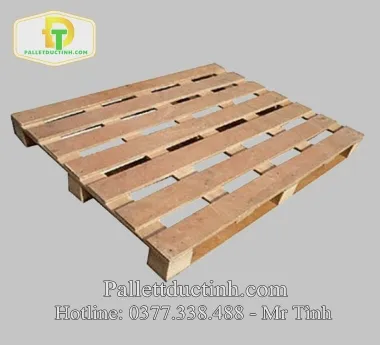 Pallet Gỗ 2 Hướng Nâng Tải Trọng 1 Tấn