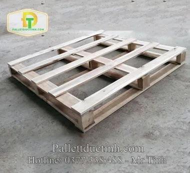 Pallet Gỗ Keo 4 Hướng Nâng Tải Trọng Nhỏ
