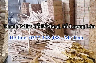 Cung Cấp Thanh Gỗ Pallet Số Lượng Lớn
