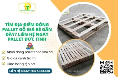 Tìm Địa Điểm Đóng Pallet Gỗ Giá Rẻ Gần Đây? Liên Hệ Ngay Pallet Đức Tình