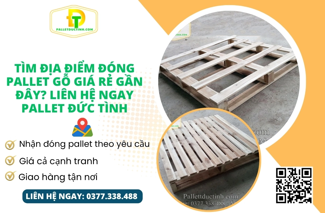 Tìm Địa Điểm Đóng Pallet Gỗ Giá Rẻ Gần Đây? Liên Hệ Ngay Pallet Đức Tình
